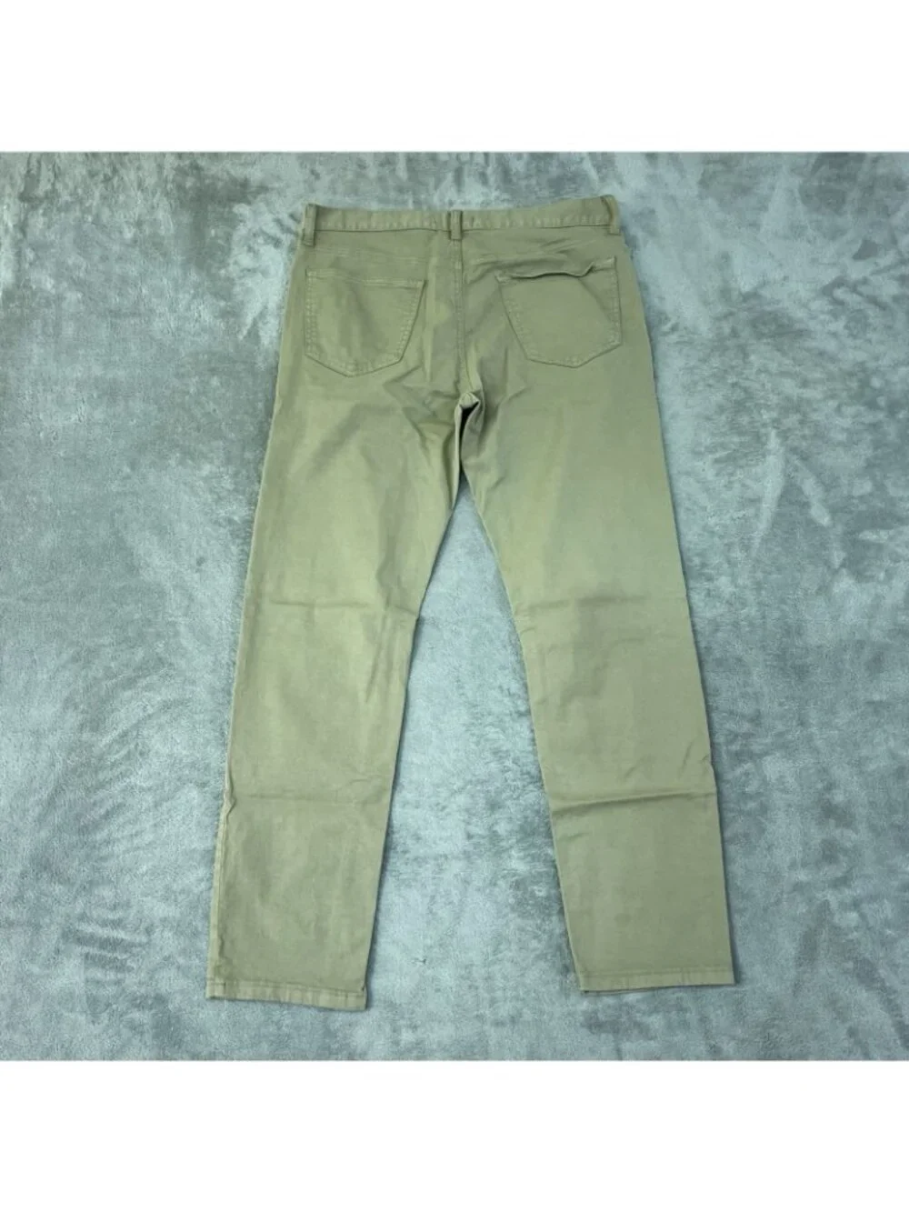 Banana Republic Men's Size 34x32 Slim-Fit Khaki Cotton 5 Pocket Pants